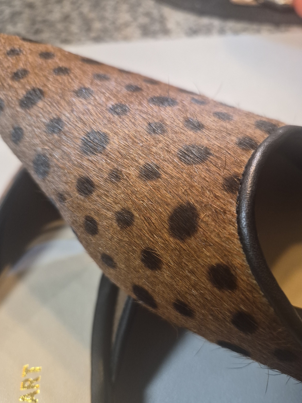Mabrey Slip On Mules In Cheetah Print - Picture 6 of 7